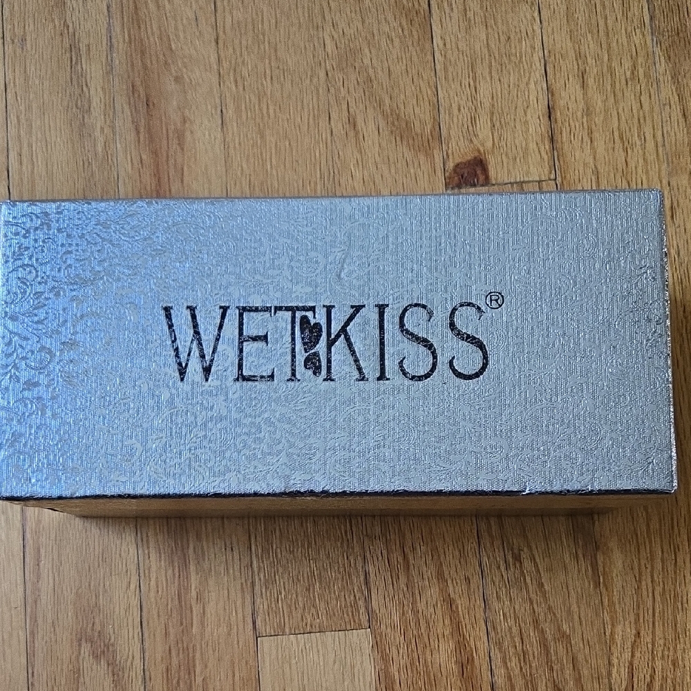 Wetkiss Silver Rhinestone Heels Pumps